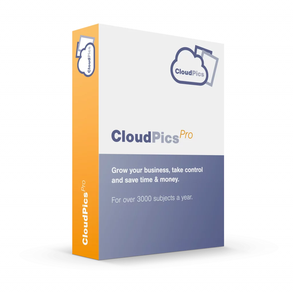 CloudPicsPro software box large school photo businesses